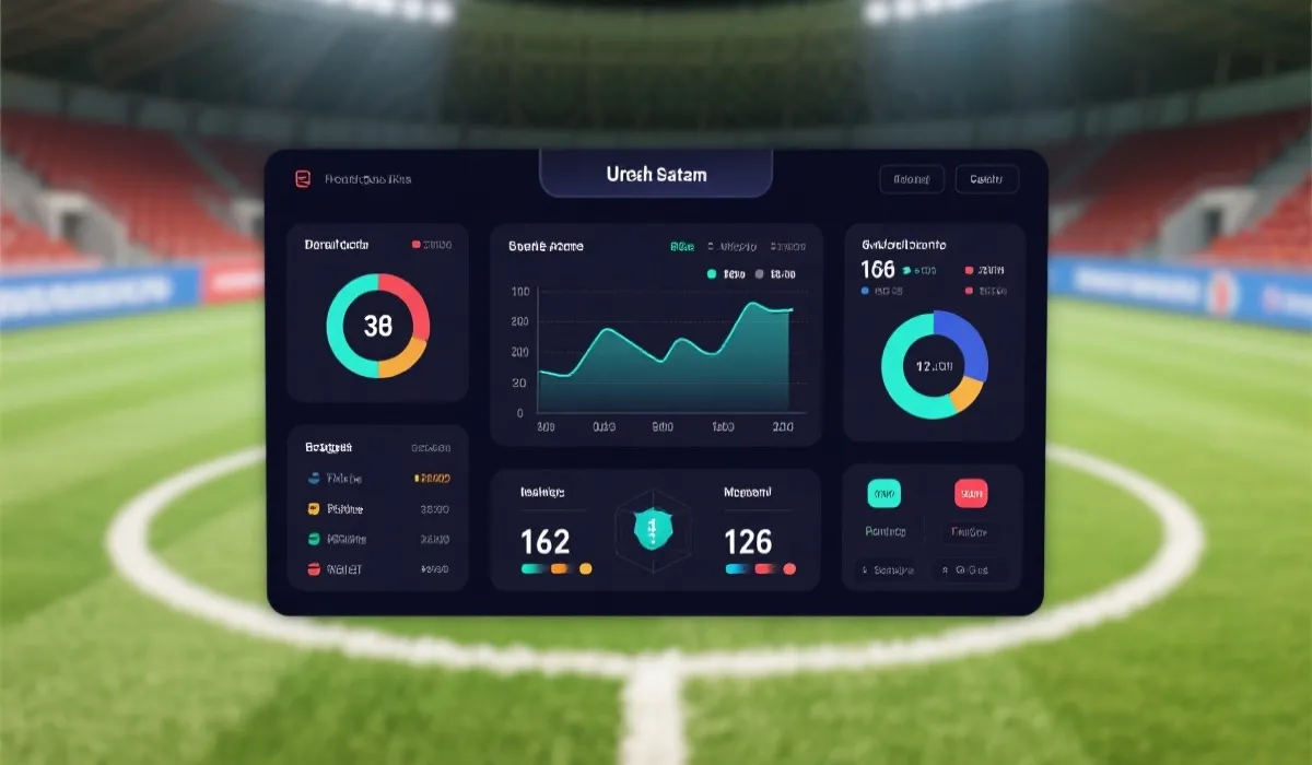 乐鱼体育直播官方数据面板示意